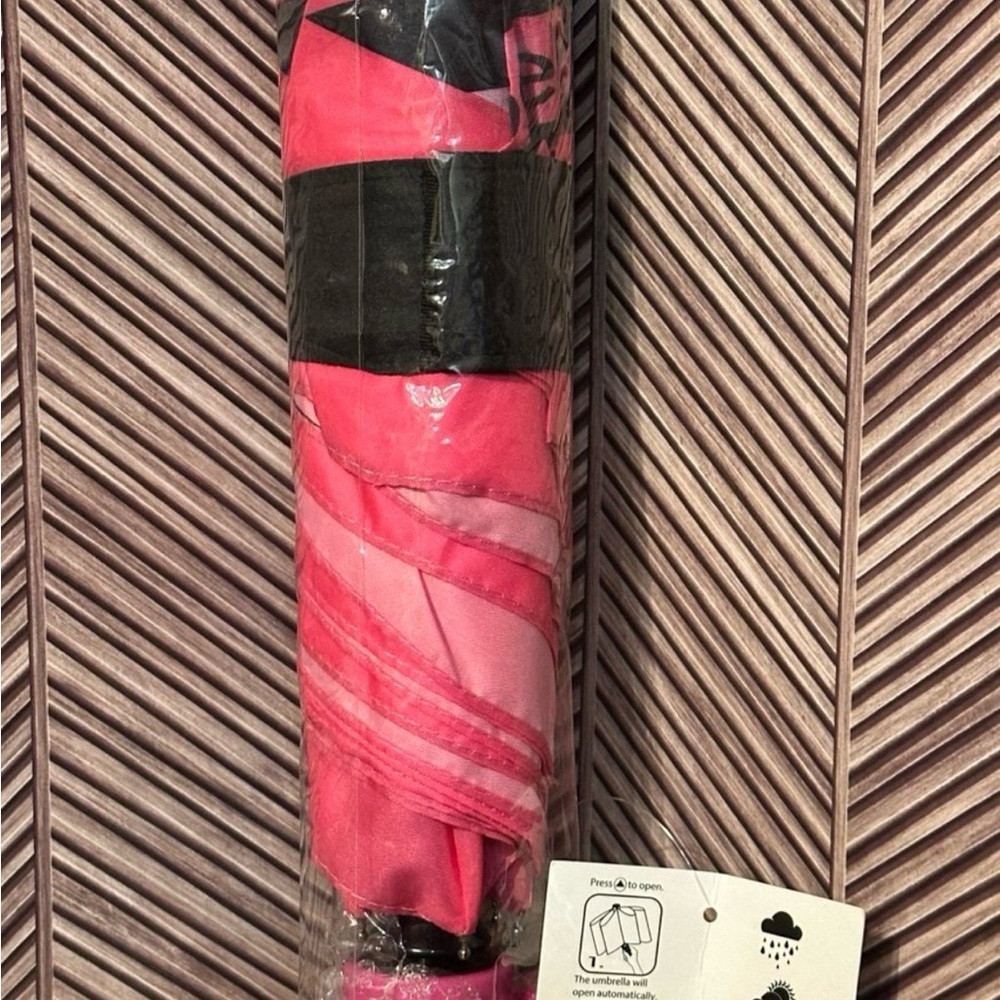 Pink Bebe Automatic Open Umbrella Windproof. - Picture 7 of 7
